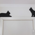 ハンドメイド”猫の壁飾り”