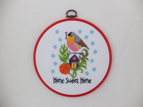 【スウェーデンハンドメイド  “クロスステッチ Sweet Home”】