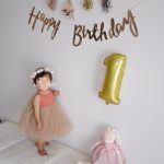 1歳のお誕生日花冠のプレゼント