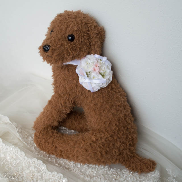 犬　結婚式　ドレス　タキシード　リングピロー　クリップ８