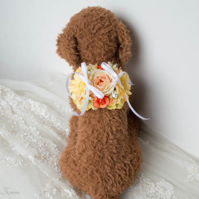 ペットと一緒の結婚式　リングピロー　犬用　リュック５